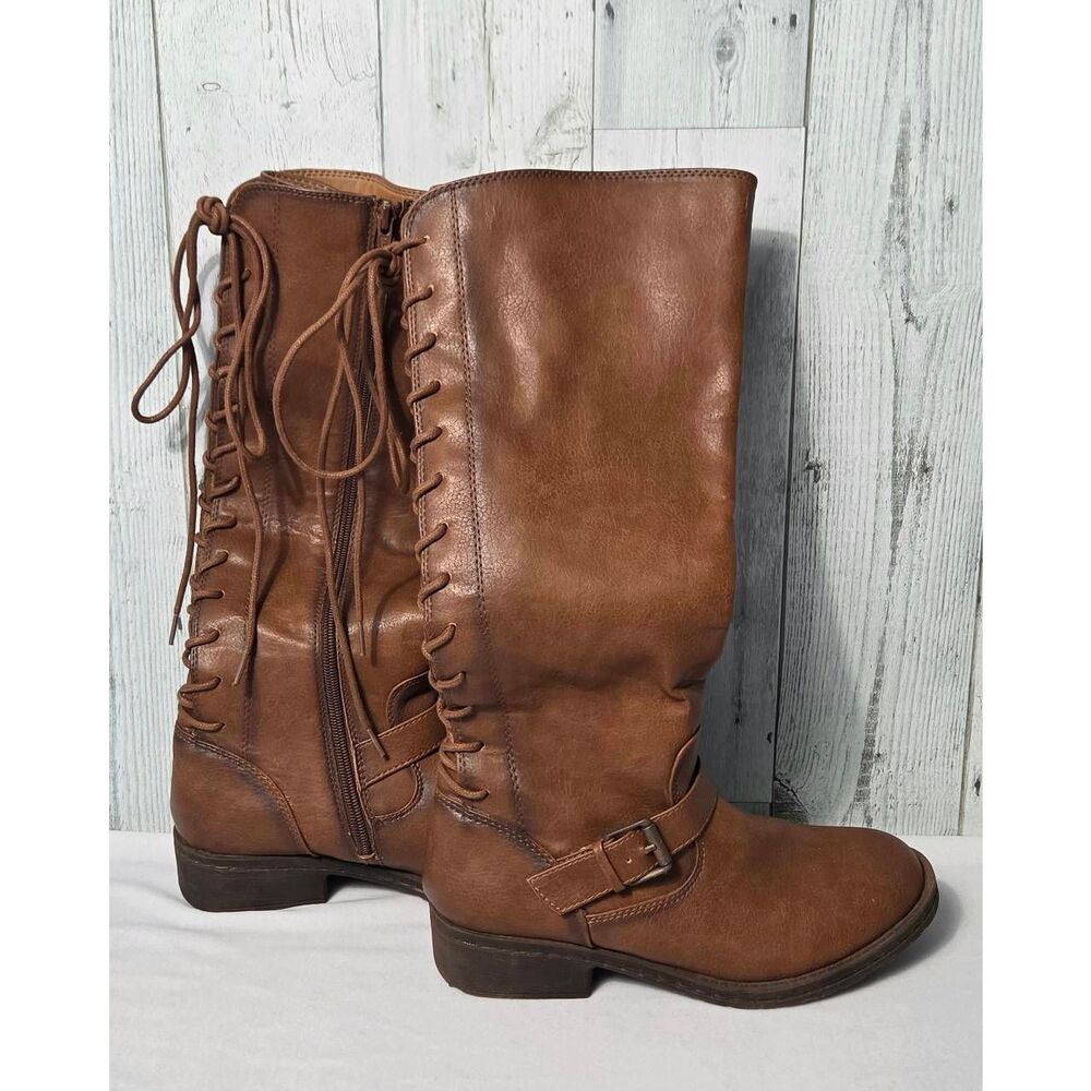 Eurosoft Selden Lace-Up Riding Style Boots Sz. 8